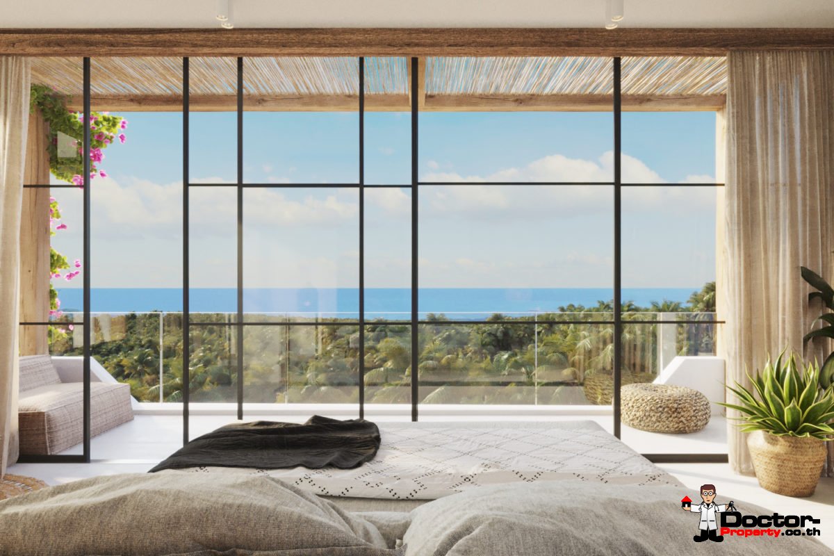 New 3 Bedroom Villa with Sea View – Chaweng Noi, Koh Samui – For Sale